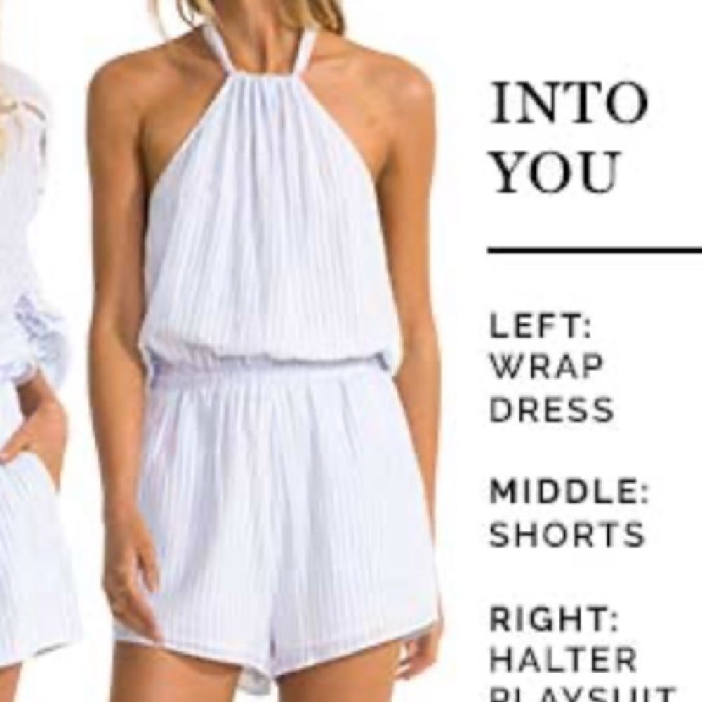 Suboo Into You Halter Shorts‎ Playsuit NWT